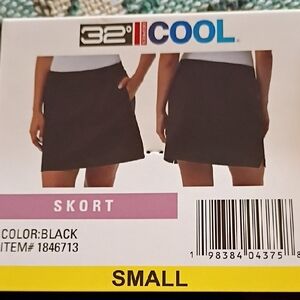 32 Degrees Women's Cool Black Skort